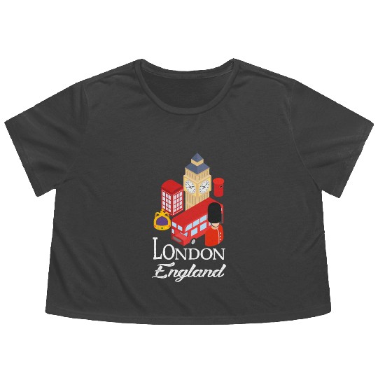 London Flowy Cropped Tees