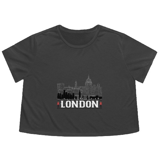 London Flowy Cropped Tees