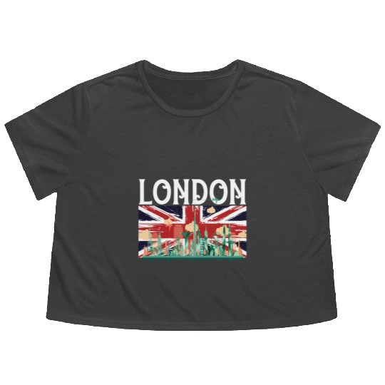 London Flowy Cropped Tees