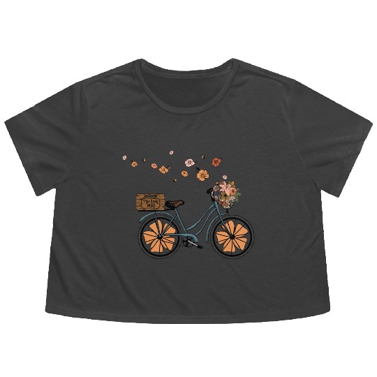 Free your mind sublimation Flowy Cropped Tees