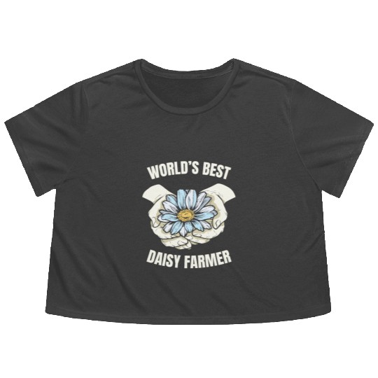 Daisy Garden Gardening Gardener Flowy Cropped Tees