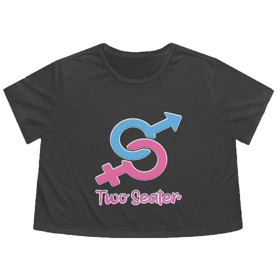 Silk road tees two seater funny Flowy Cropped Tees