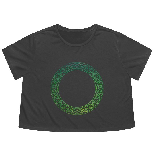 Celtic Knot Flowy Cropped Tees