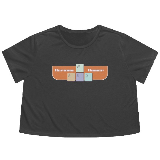 German Gamer Flowy Cropped Tees