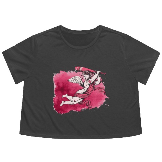 Fighting Angel Flowy Cropped Tees