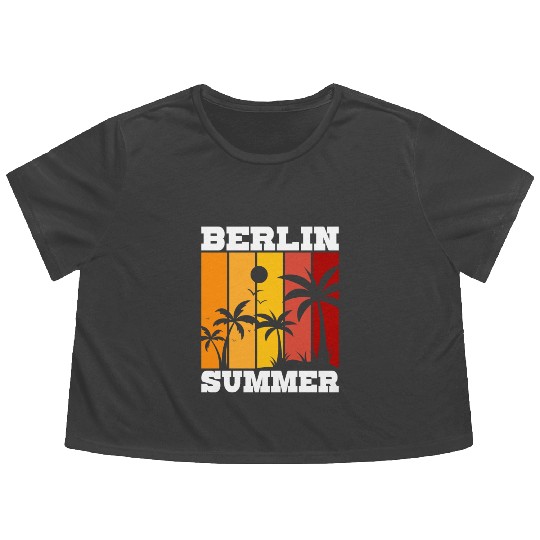Berlin summer Flowy Cropped Tees