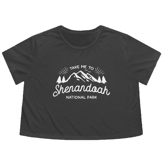 Shenandoah National Park Flowy Cropped Tees