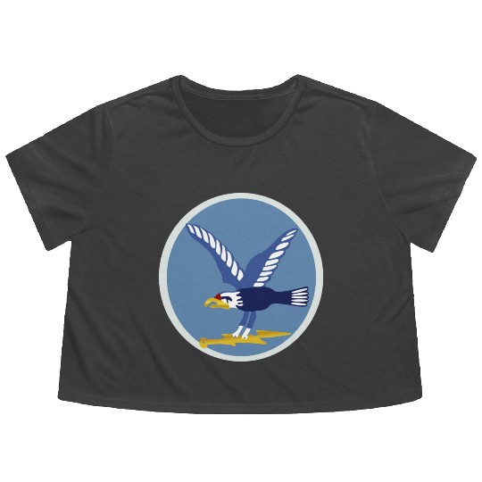 Army 188th Airborne Infantry Regiment SSI wo Txt X Flowy Cropped Tees