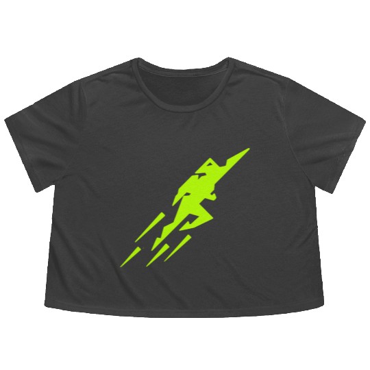 Rocket Man Flowy Cropped Tees