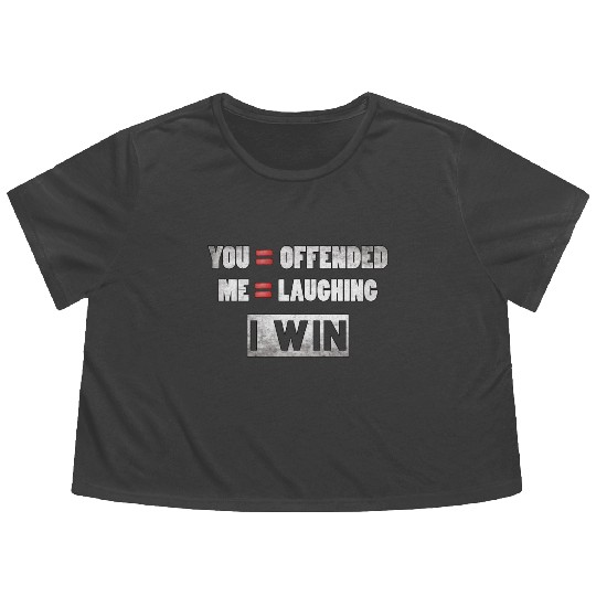 Funny Republican Flowy Cropped Tees Dont Be A Snowflake