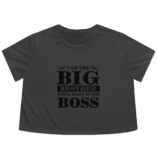 Big Brother Boss Flowy Cropped Tees