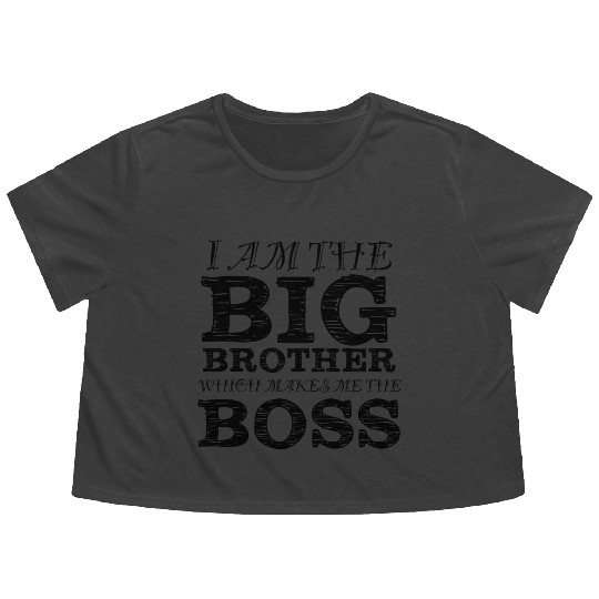 Big Brother Boss Flowy Cropped Tees