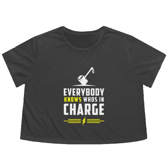 Thor Viking Flowy Cropped Tees