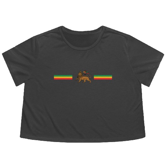 Lion of Judah 2 Flowy Cropped Tees