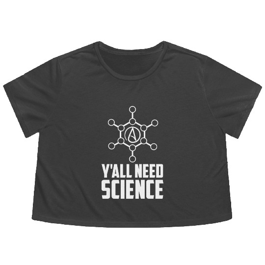 Atheism Atheist Flowy Cropped Tees
