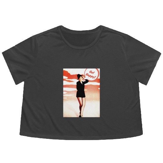 Classic Girl Meme Flowy Cropped Tees