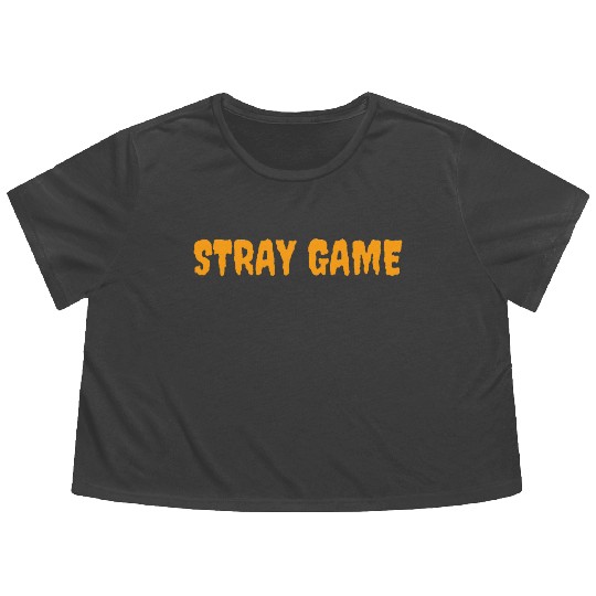 stray video game, stray cat game, stray game Flowy Cropped Tees