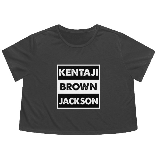 Ketanji Brown Jackson Supreme Court Woman Judge Flowy Cropped Tees