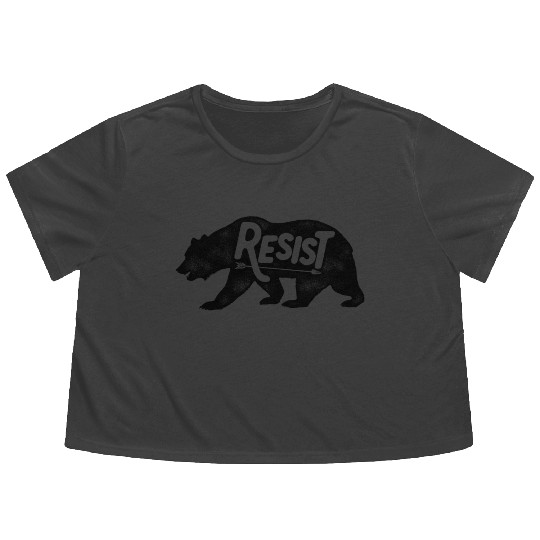 ALT US National Park Service Resist Flowy Cropped Tees Bear