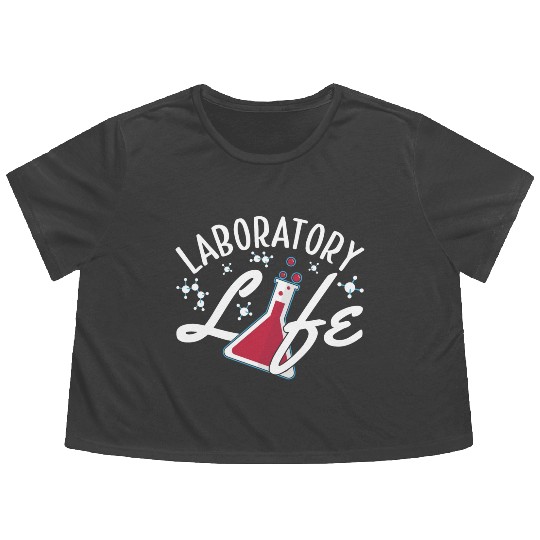 Medical Technologist Science Lover Flowy Cropped Tees