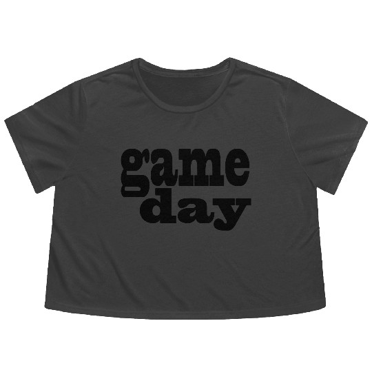 Game Day Flowy Cropped Tees