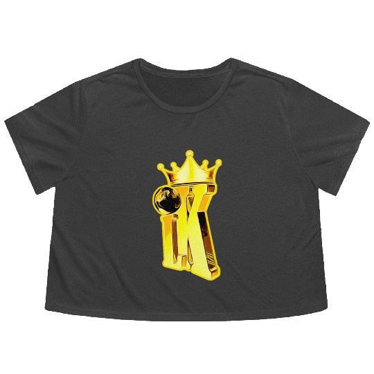 Latin Kings inspired "K is for King" Designs Flowy Cropped Tees