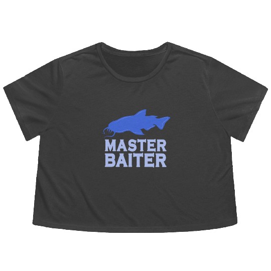 Master Baiter - Wels Catfish Hunter Flowy Cropped Tees