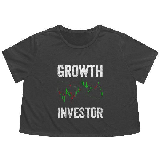 Growth Investor Investing Invest Shareholder Flowy Cropped Tees