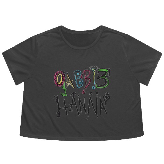 Gabbie Hanna Flowy Cropped Tees
