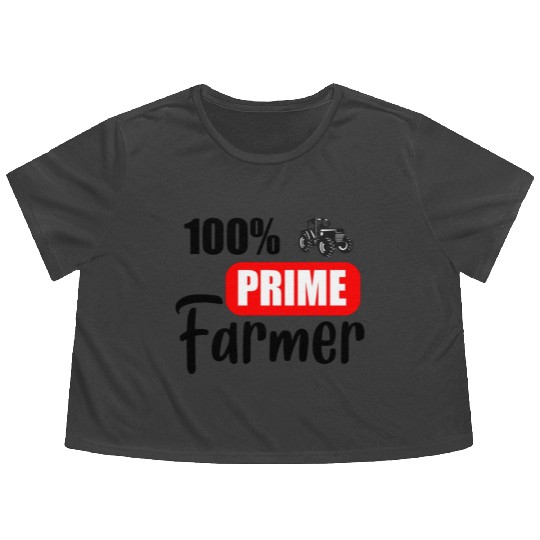 prime farmer Flowy Cropped Tees