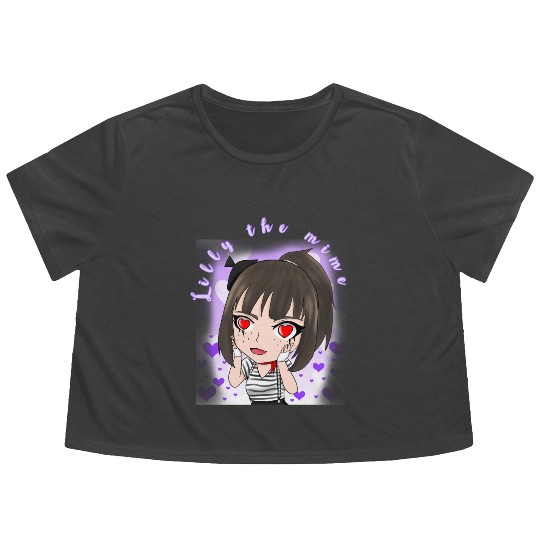 Lilly the Mime Flowy Cropped Tees