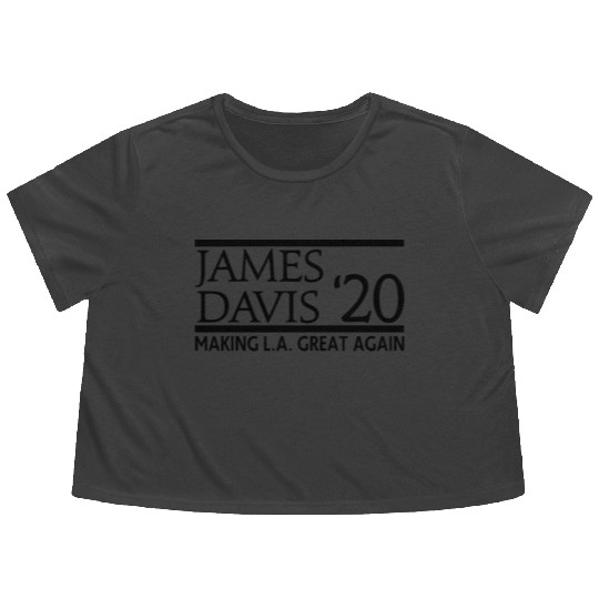 James Davis LA Great Flowy Cropped Tees
