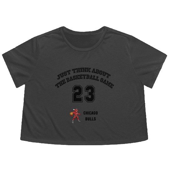 chicago bulls Flowy Cropped Tees