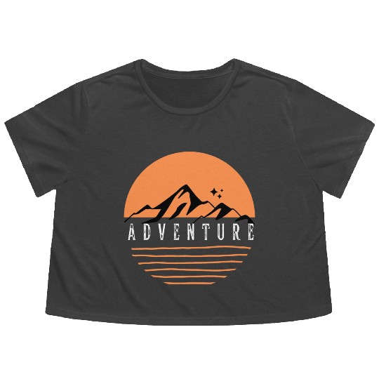 Adventure Flowy Cropped Tees