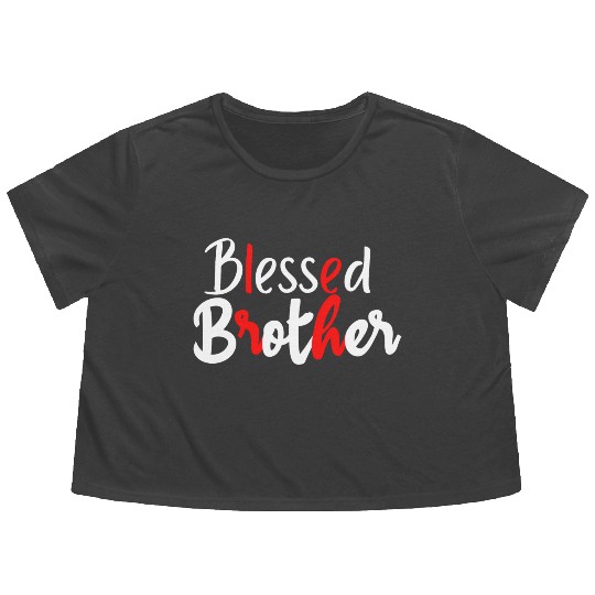 Blessed Brother Flowy Cropped Tees