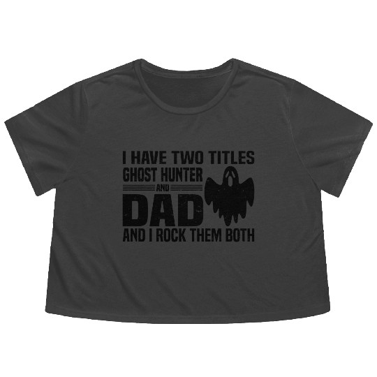 Ghost Hunting Flowy Cropped Tees