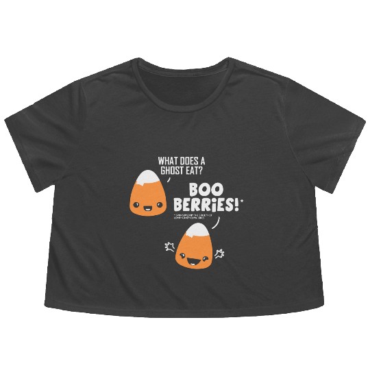 Corny Candy Corn Joke Flowy Cropped Tees