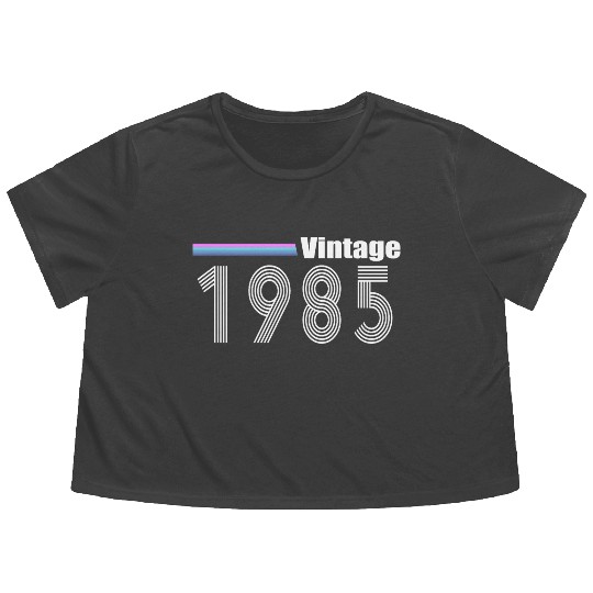 1985 Flowy Cropped Tees