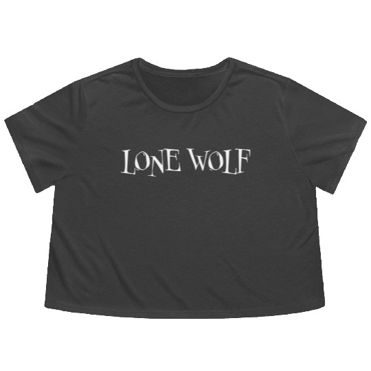 Lone Wolf Flowy Cropped Tees
