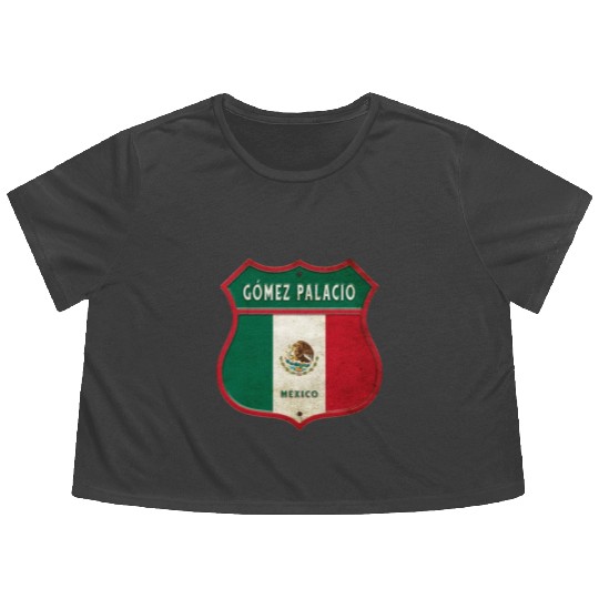 Gomez Palacio Mexico coat of arms design Flowy Cropped Tees