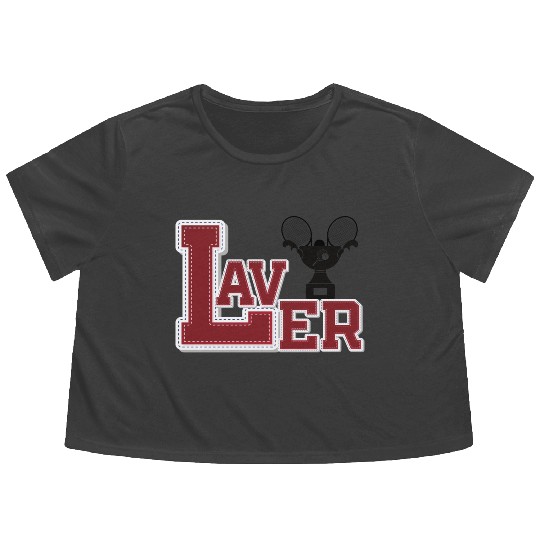 Laver champion cup London 2022 design Flowy Cropped Tees