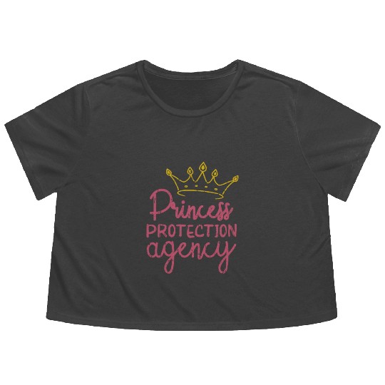 Princess Protection Agency - princess Flowy Cropped Tees