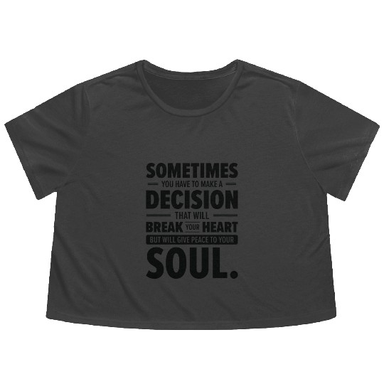 Serenity Meditating Calm Yoga Lover Peaceful Yoga Flowy Cropped Tees