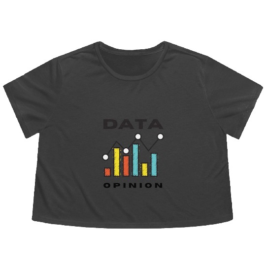 Data Science Opinion Flowy Cropped Tees