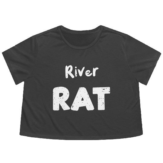 River Rat - Poker Flowy Cropped Tees
