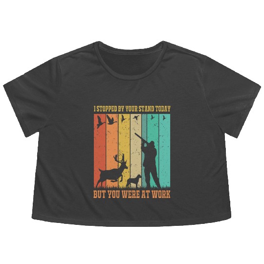 Hunting, Adventure Flowy Cropped Tees