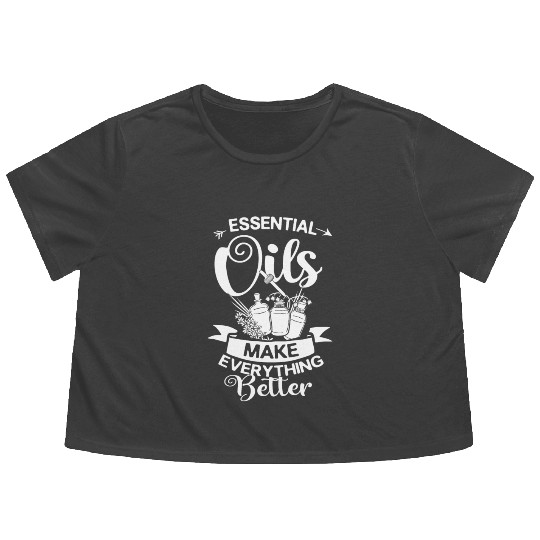 Essential Oil Diffuser Peppermint Aromatherapy Flowy Cropped Tees