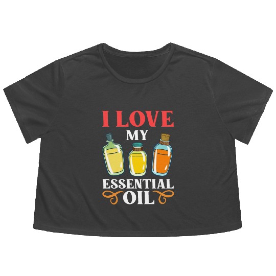 Essential Oil Diffuser Peppermint Aromatherapy Flowy Cropped Tees