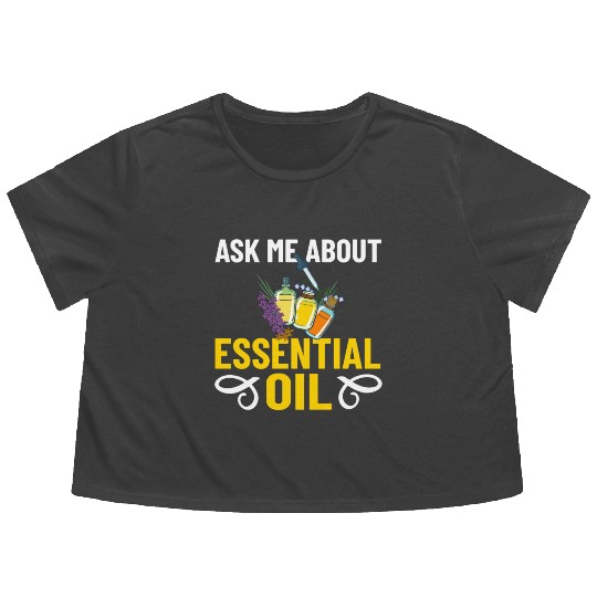 Essential Oil Diffuser Peppermint Aromatherapy Flowy Cropped Tees