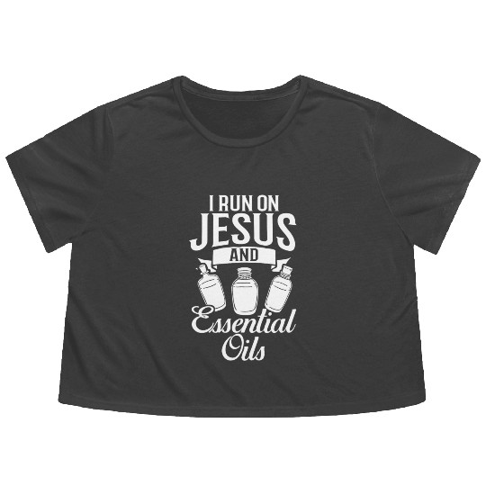 Essential Oil Diffuser Peppermint Aromatherapy Flowy Cropped Tees